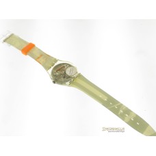 SWATCH Amneris classic quarzo cassa e cinturino plastica colorata new 